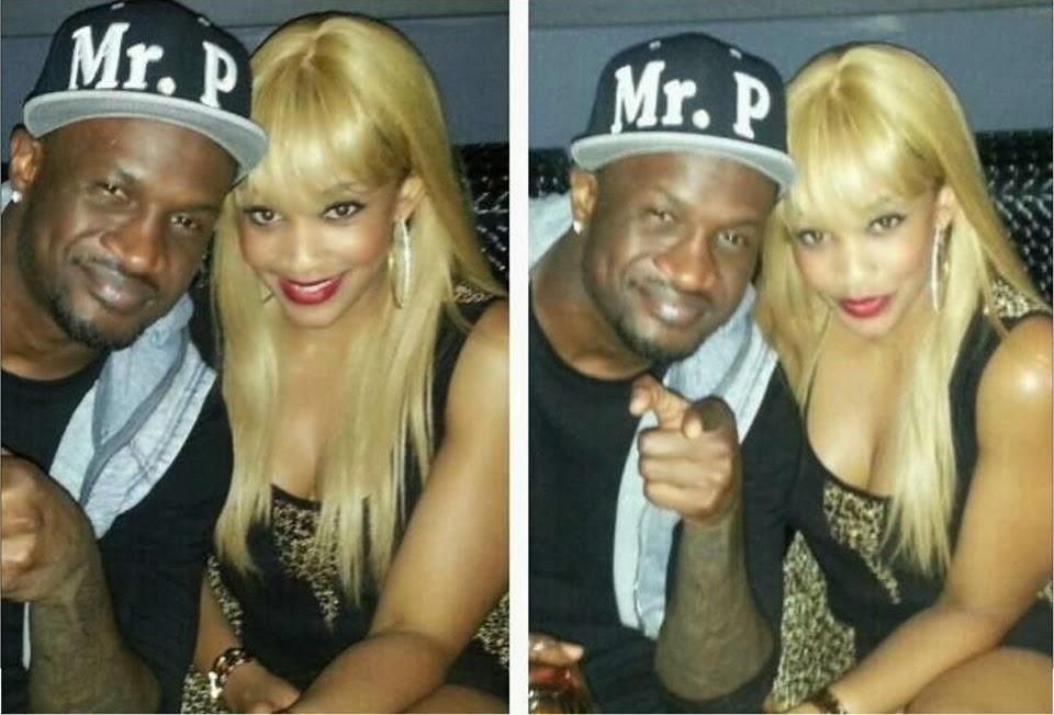 Zari Hassan with Peter Okoye