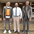 DP William Ruto with football stars MacDonald Mariga and Victor Wanyama