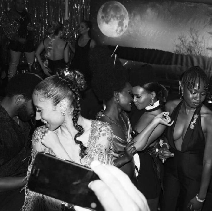 Photos of Lupita Nyongo with Janelle Monae at Met Gala 2019