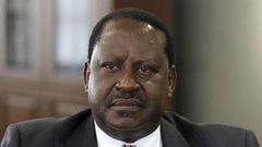 Opposition leader Raila Odinga