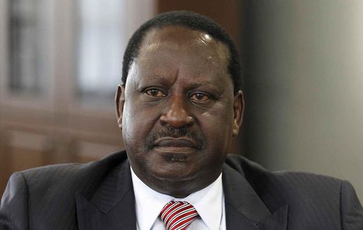 Opposition leader Raila Odinga