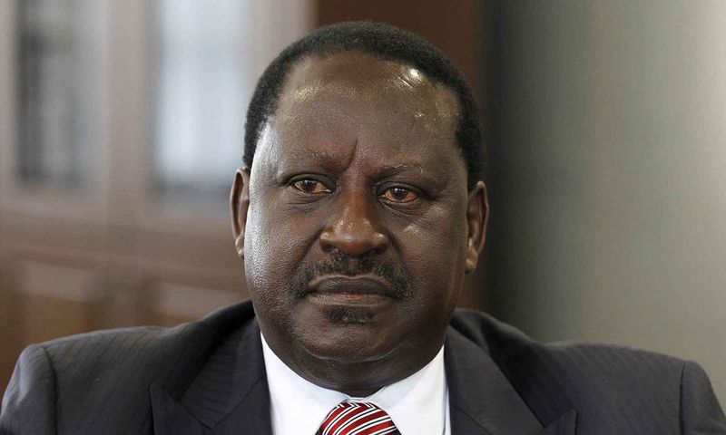 Opposition leader Raila Odinga