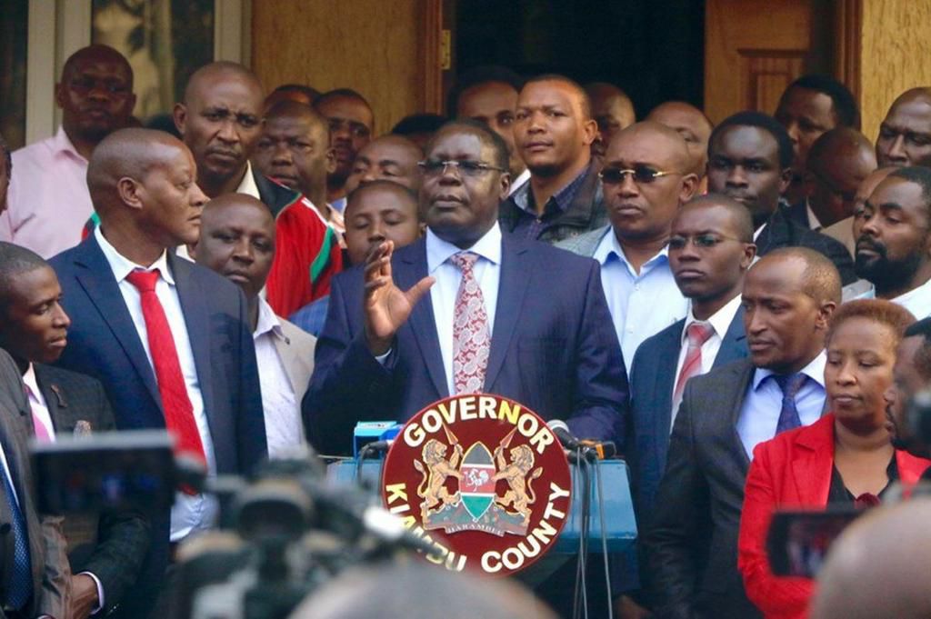 File image of Kiambu Deputy Governor James Nyoro