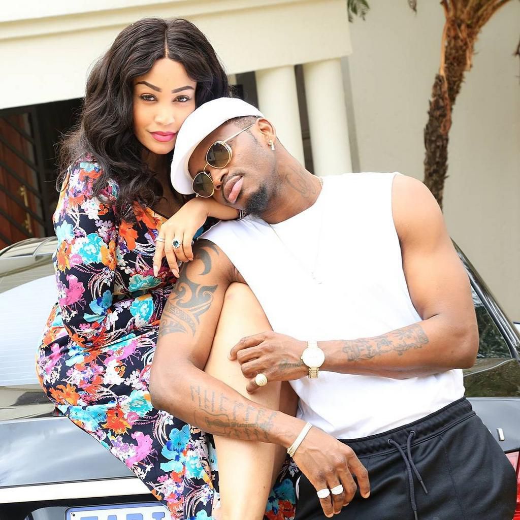 Diamond and Zari a few months before their breakup