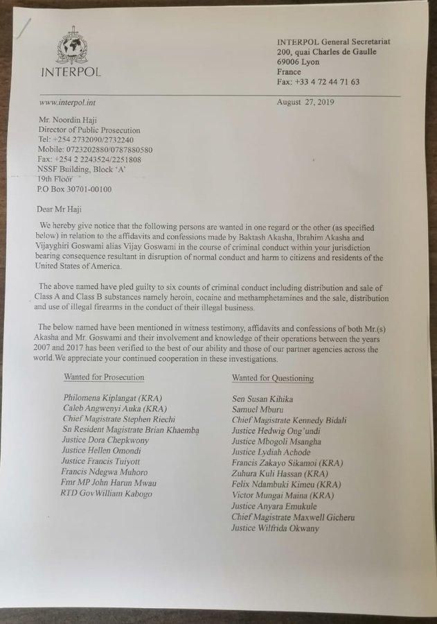 The letter circulating online