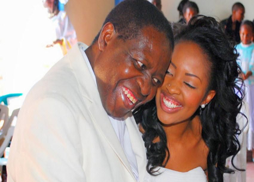 Kambua and her dad (Courtesy)