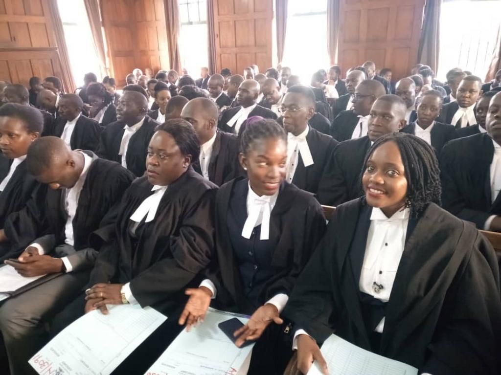 144 lawyers were enrolled as Advocates of the High Court on Wednesday (Photo by Kakumirizi)