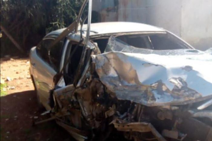 File image of a salon car involved in an accident