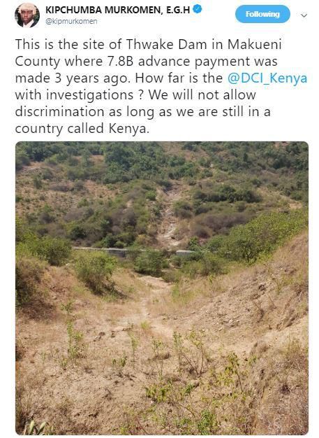 Murkomen’s ‘evidence’ on dams scandal backfires badly