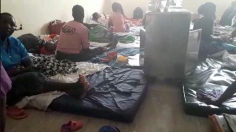 Shocking state of affairs at Kenyatta National Hospital as children sleep on the floor