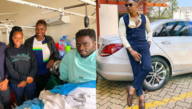 Otile Brown buys new Motorbike for the rider he was involved in an accident with near Yaya Centre