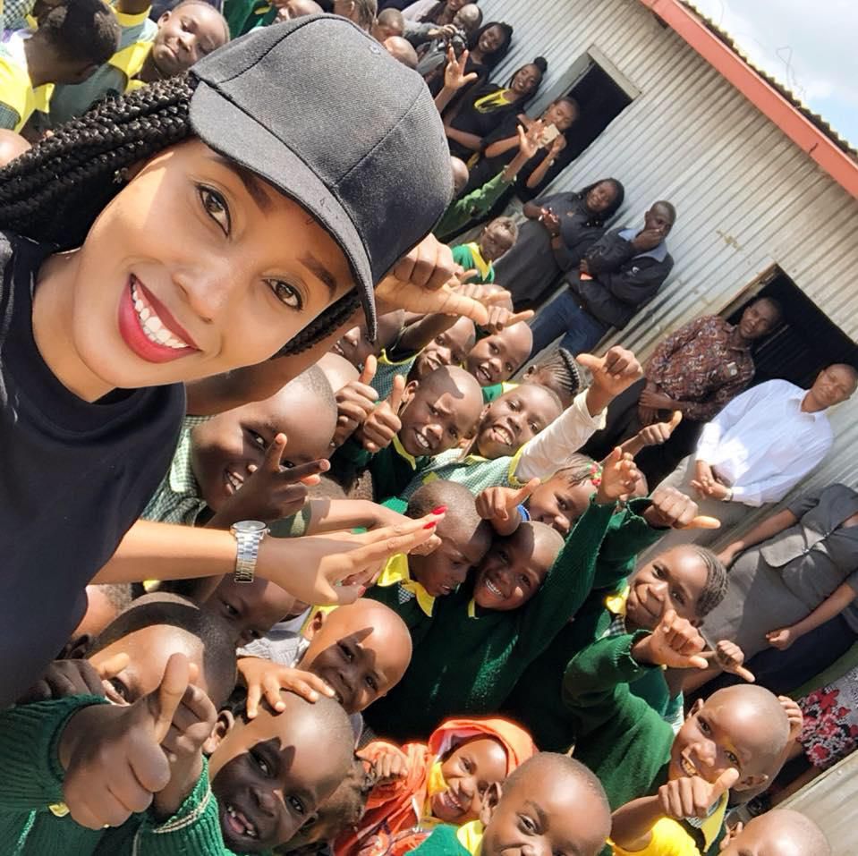 Doreen Majala with kids (Courtesy)