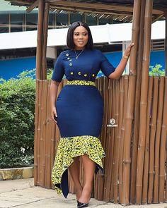 Ankara styles for plus size women (pinterest)
