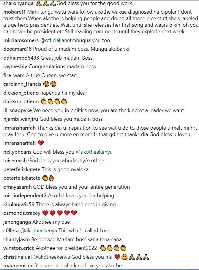 Akothee wins hearts after donating food and water to Turkana residents