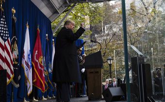 Veterans Day: Trump Returns to New York for Parade, to Cheers and Boos