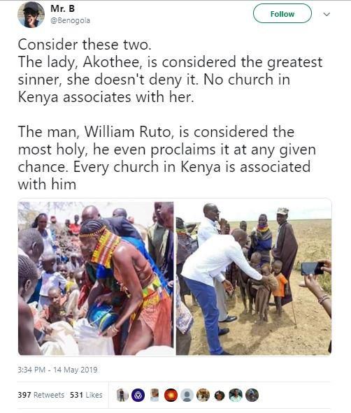 Martha Karua excites Twitter after choosing Akothee over DP Ruto