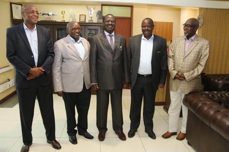 Raila Odinga meets with Rift Valley leaders