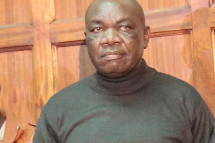 Evans Wafula Kundu, a suspect in the NYS scandal in which Sh 9 billion was lost