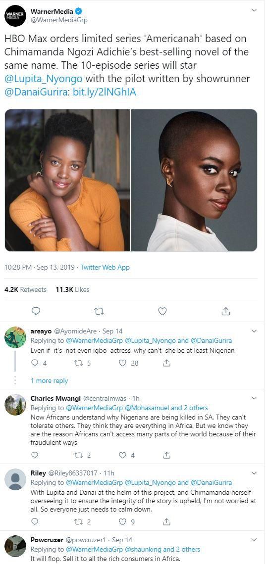 Lupita Nyong’o angers Nigerians, Kenyans on Twitter come to her rescue