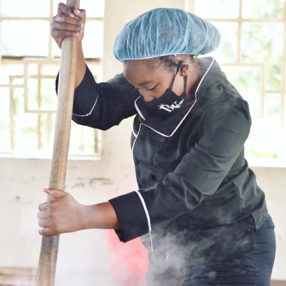 Betty Kyallo surprises Mbagathi Hospital health workers as she treats them to lunch