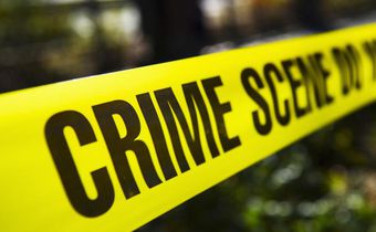 Crime scene sticker