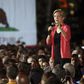 In Shift, Warren Says She'll Forgo Big Money Events if Nominated