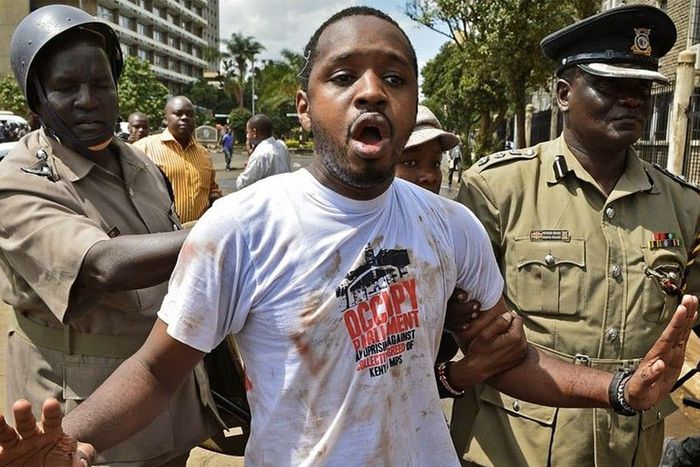 File image of activist Boniface Mwangi