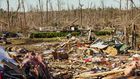 Trump Surveys Tornado Damage in Alabama, and Signs Some Bibles, Too