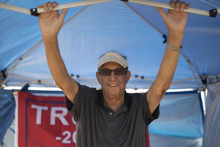 Most Latinos Don't Back Trump. But Some Wear Their Support Proudly.