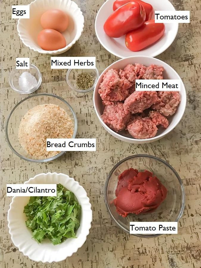 Recipe with a Pulselive twist: Ingredients for making Meatballs in tomato sauce