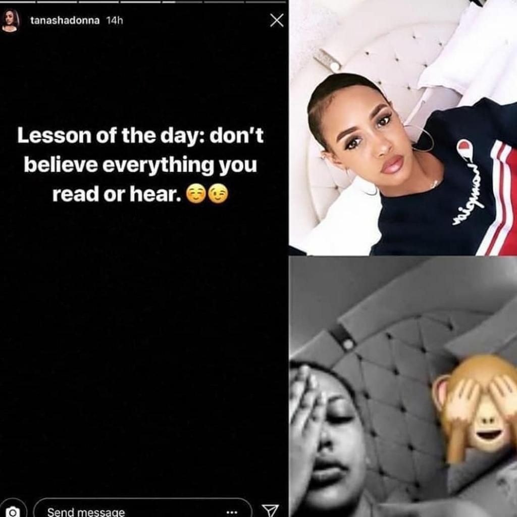 Tanasha Donna and Lynn. The photo in question