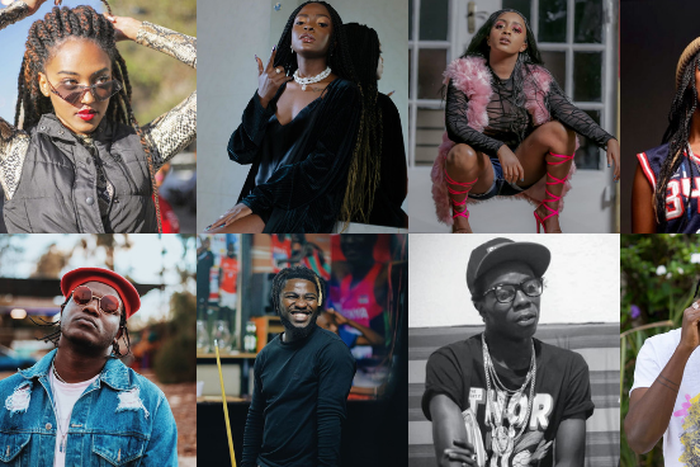 Bey T,  Nadia Mukami, Silverstone Barz, Bredder Lw, Nviiri, Zzero Sufuri and Bensoul