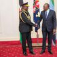 President Uhuru Kenyatta with new IG Hillary Mutyambai at State House (PSCU)