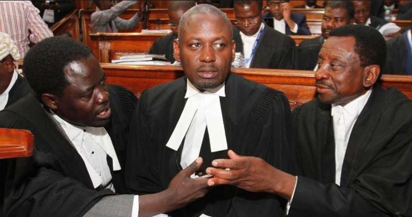Lawyers Opondo Kaluma, Otiende Amollo, James Orengo