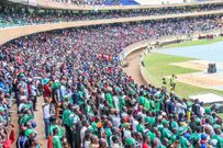 President Uhuru Kenyatta handover a brand new 51-seater Bus to AFC Leopards at State House (Photos)