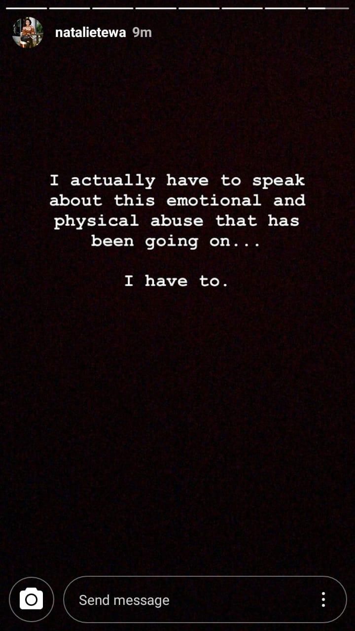 Natalie Tewa's post on break up