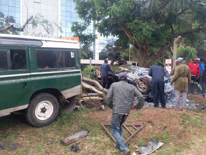 1 confirmed dead in grisly accident along Langata road