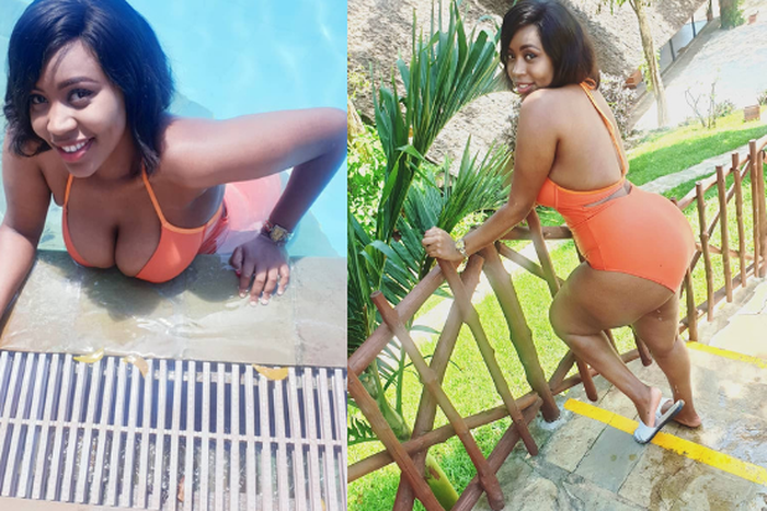 Gospel singer Nicah the Queen leaves “team mafisi” drooling as she flaunts Bootylicious body in a Bikini