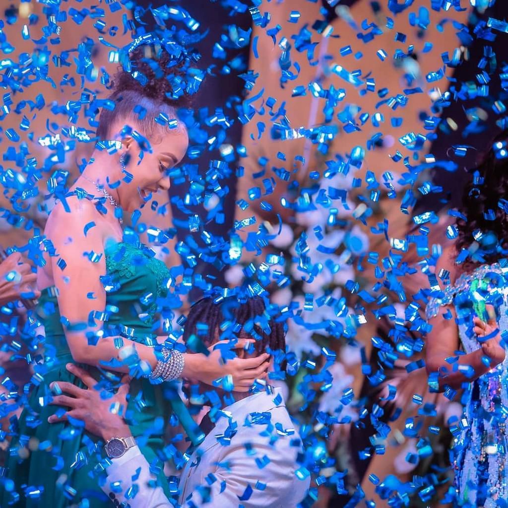 Diamond Platnumz with Tanasha Donna (Instagram)