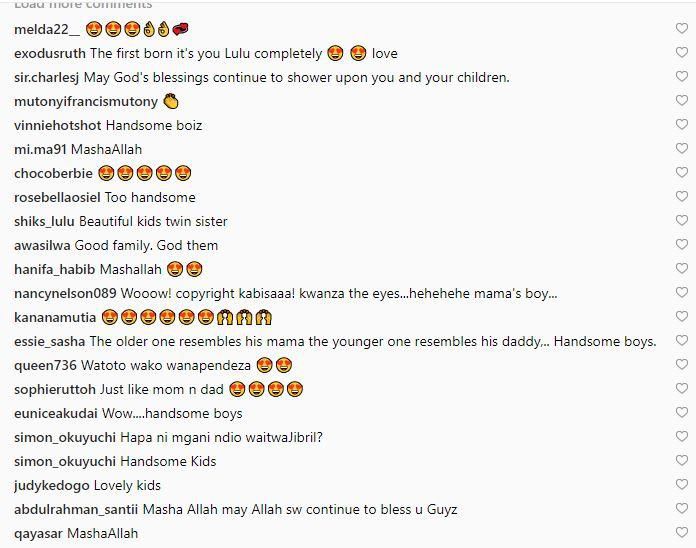 Comments on Lulu Hassan's kids photos