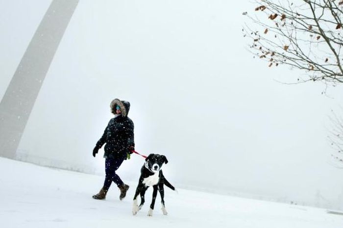 A blast of snow and bitter cold across the nation, oh, goody