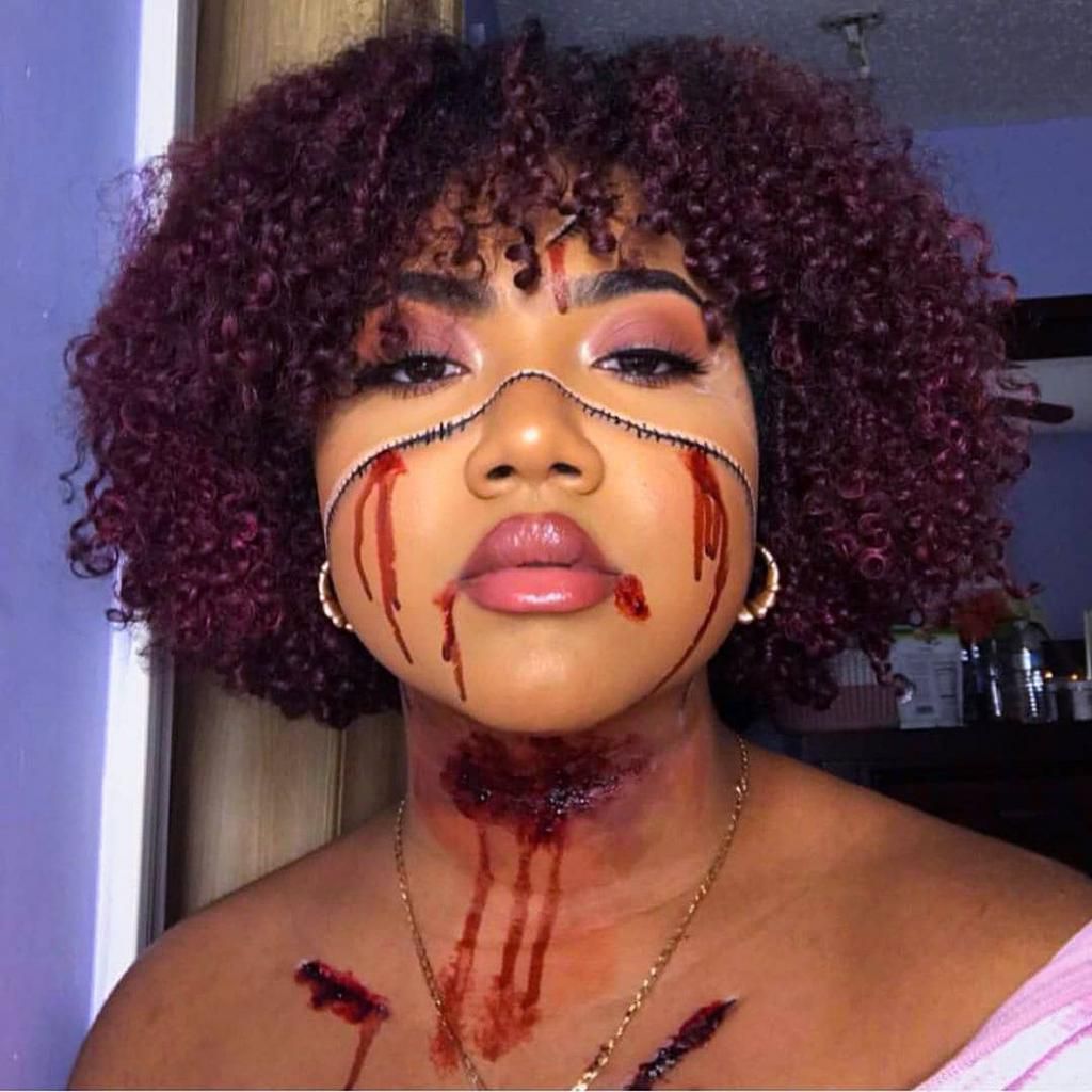 Halloween look by mofajangkenya (Instagram)