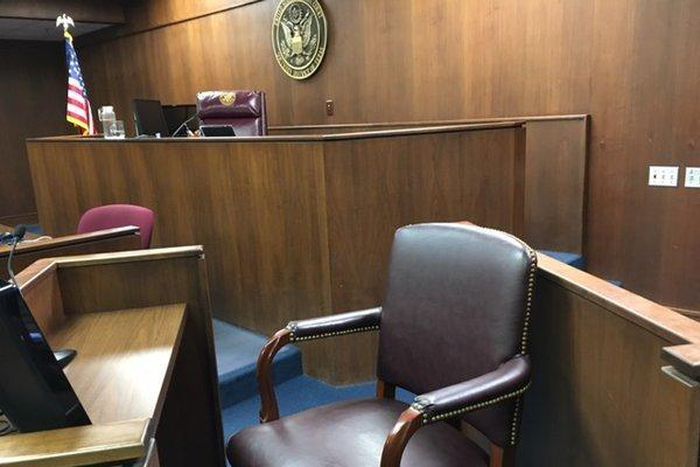 In a border courtroom, a migrant woman confronts her biggest fear