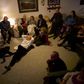 At a Super Bowl Party in Iowa, Undecided Caucusgoers Get Off the Fence