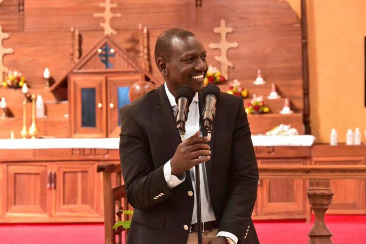 File image of DP Ruto in church