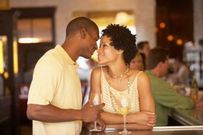 Lovers on a date