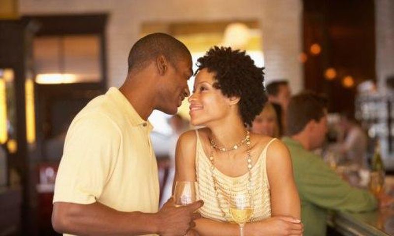 Lovers on a date