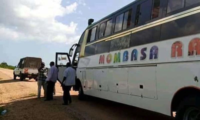 Raymond Juma - driver of Lamu bus narrates how he saved lives after Police run away from Al shabab