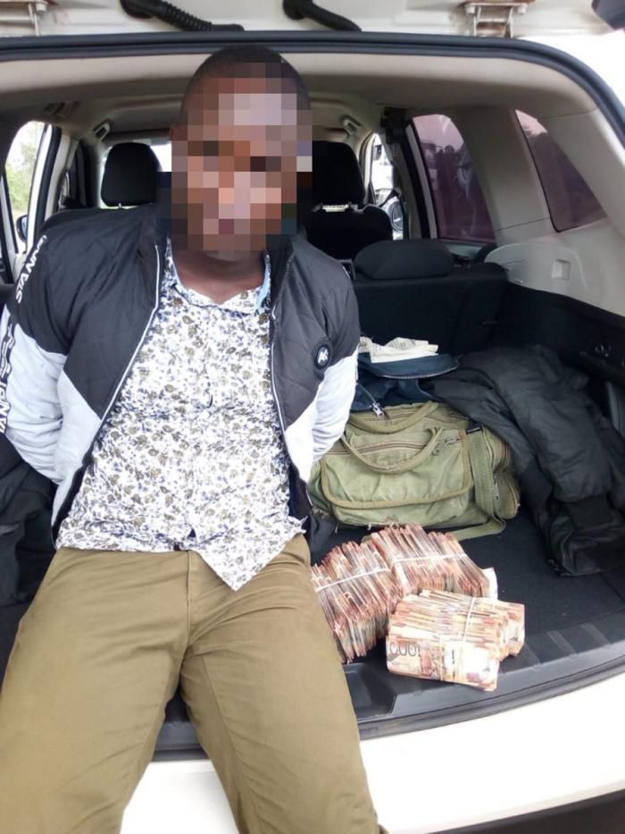 2 Police officers arrested with millions from the Sh 72 Million ATM heist [Photos]