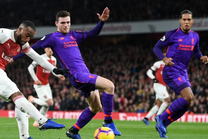 Last season's match between Arsenal and Liverpool. (Courtesy)